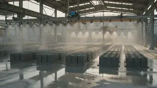 Hydraulic Curing Yard